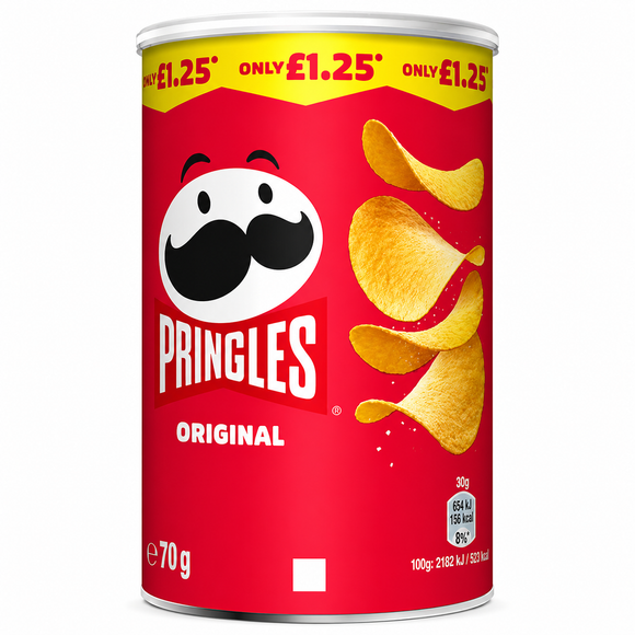 Pringles Original Crisps Can 70g PMP