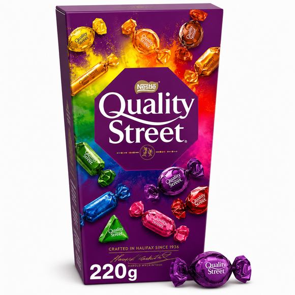 Quality Street Chocolate, Toffee And Cremes Box 220g