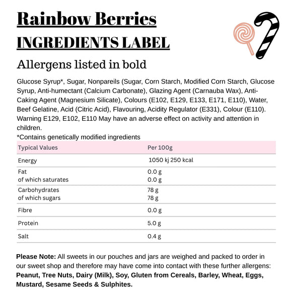 Rainbow Berries