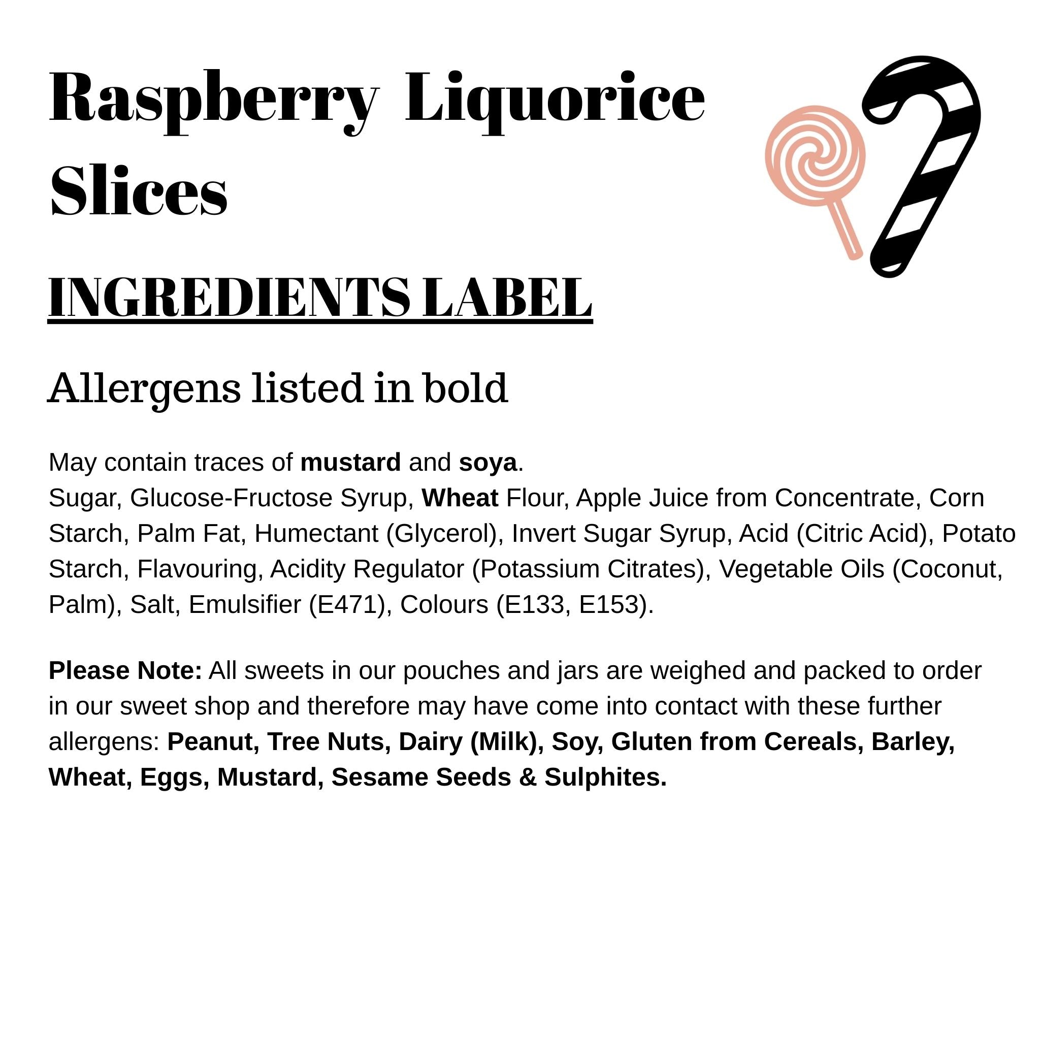 Raspberry Liquorice Slices