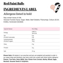 Red Paint Balls
