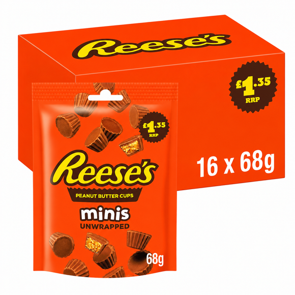 Reese's Peanut Butter Cup Minis Bag 68g PMP