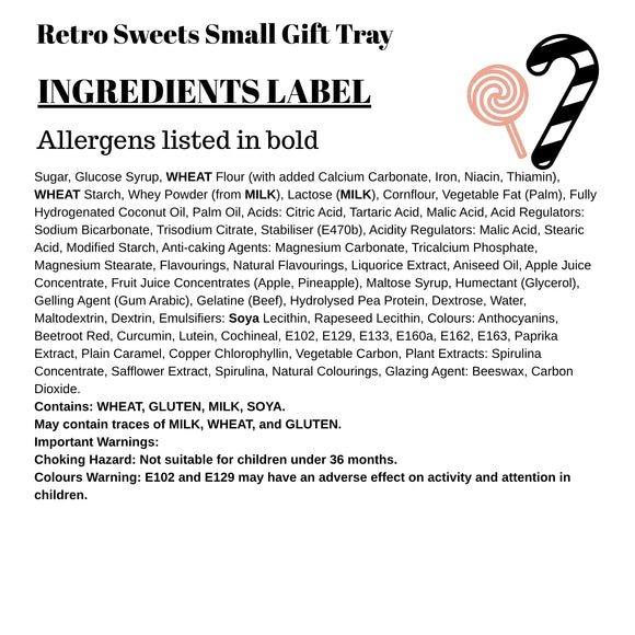 Retro Sweets Gift Tray