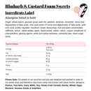 Rhubarb & Custard Foam Sweets