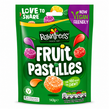 Rowntree's Fruit Pastilles Sharing Bag 143g