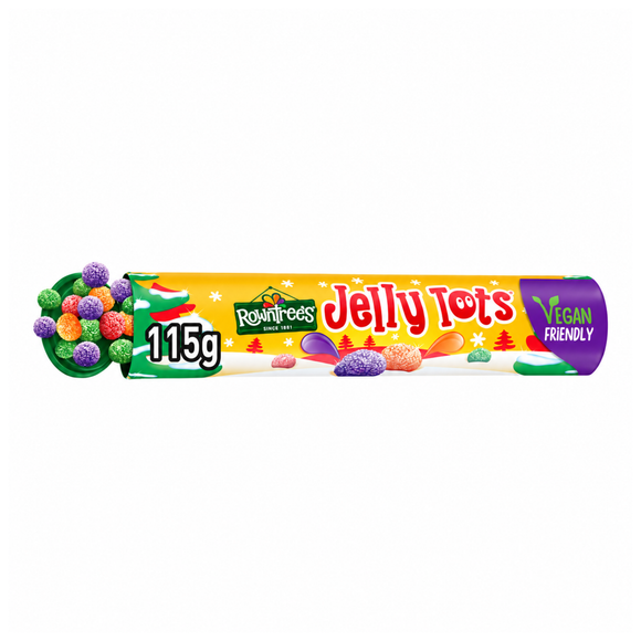 Rowntree’s Jelly Tots Sweets Giant Tube 115g