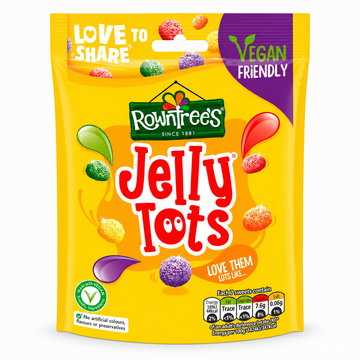 Rowntree's Jelly Tots Sweets Sharing Pouch 150g