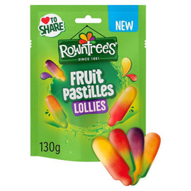 Rowntree's Lollies Fruit Pastilles Sweets Sharing Bag 130g