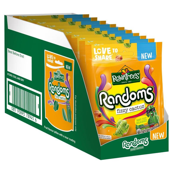 Rowntree's Randoms Fizzy Cactuz Sweets Pouch 130g
