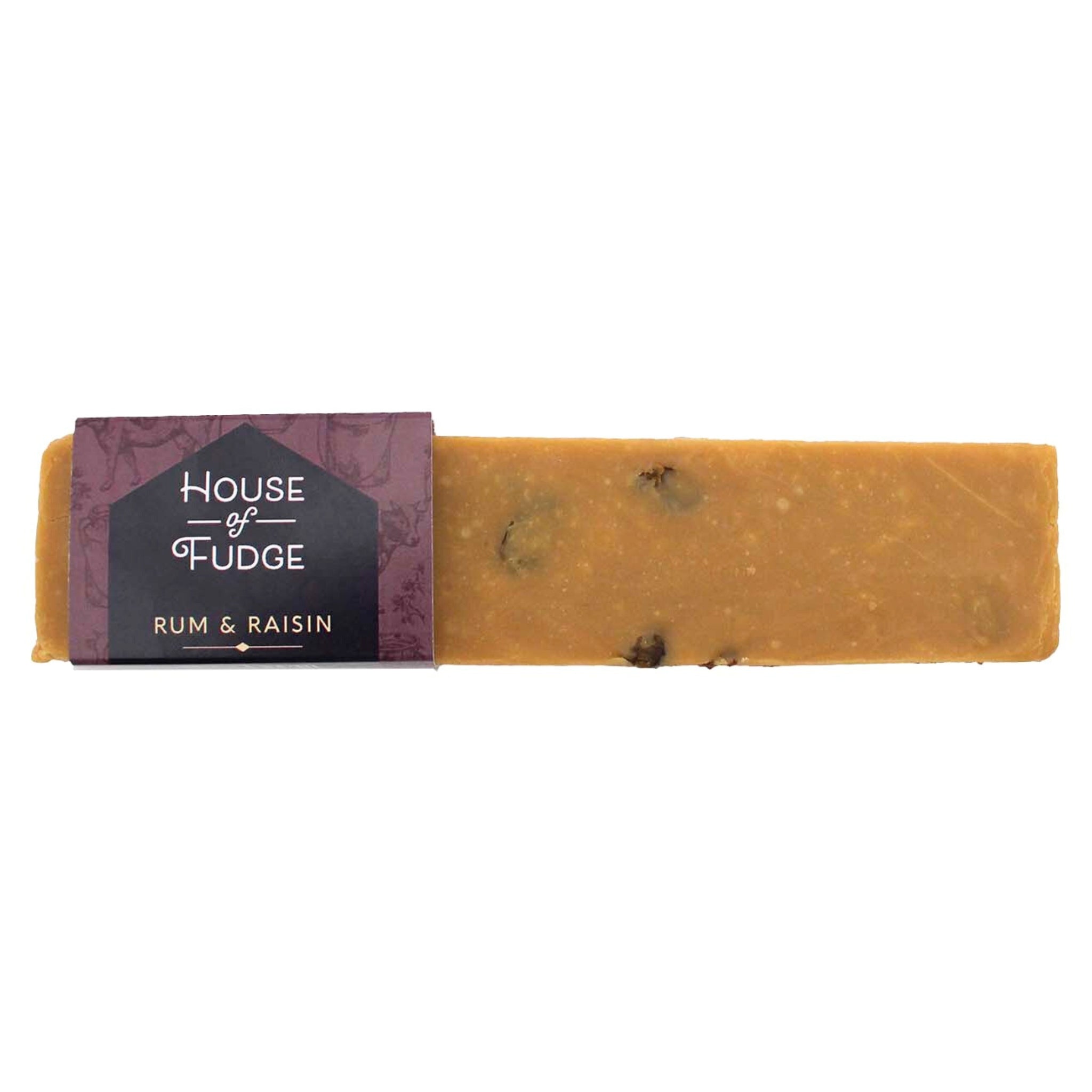 Rum & Raisin Gourmet Fudge Bar by House of Fudge 200g