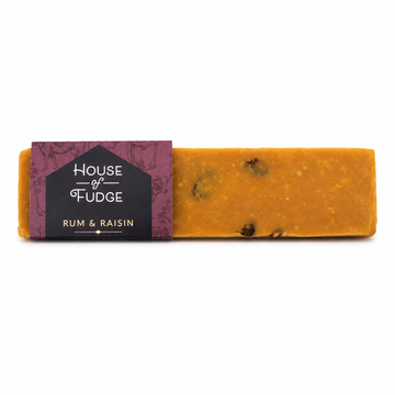 Rum & Raisin Gourmet Fudge Bar by House of Fudge 200g