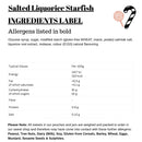 Salted Liquorice Starfish