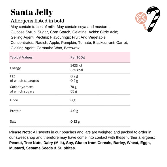 Santa Jelly Sweets