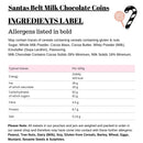 Santas Belt Milk Chocolate Coins