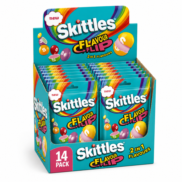 Skittles Flavour Flip Bag 109g PMP