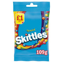 Skittles Tropical Fruits Flavoured Treat Bag 109g