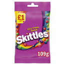 Skittles Wild Berry Fruit Flavoured Treat Bag 109g PMP