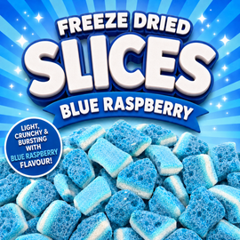 Slices Blue Raspberry Freeze Dried 50g