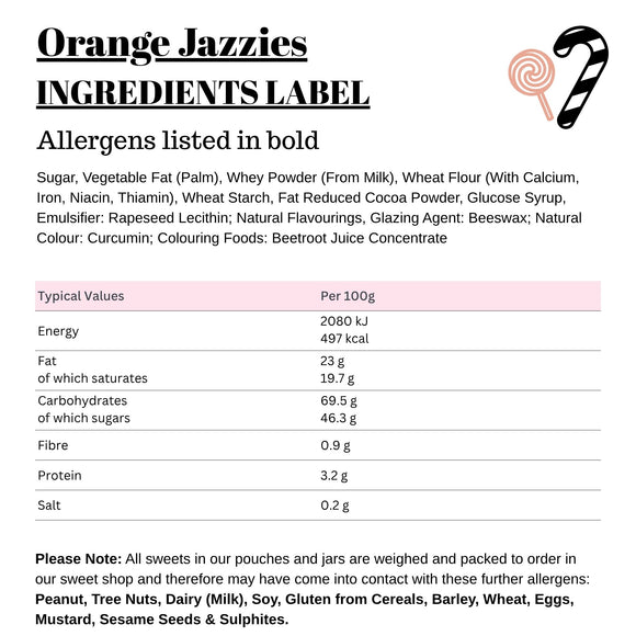 Chocolate Orange Jazzies