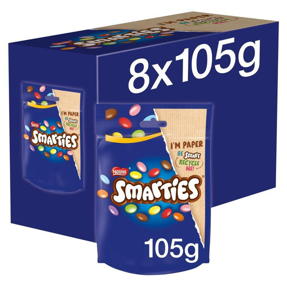 Smarties Milk Chocolate Sharing Bag 105g