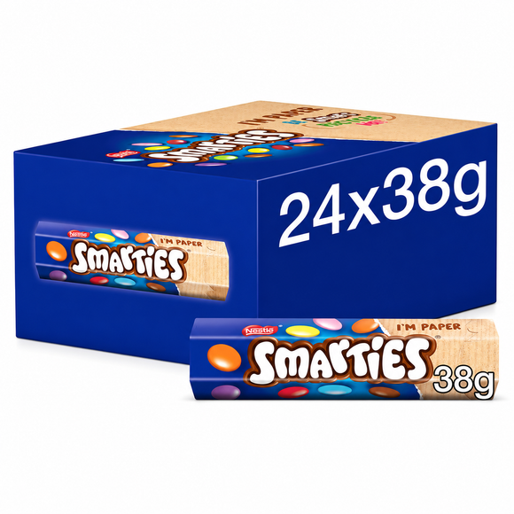 Smarties Milk Chocolate Tube 38g