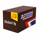 Snickers Chocolate Bars 3 Multipack 125.1g PMP