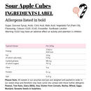 Sour Apple Cubes
