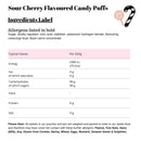 Sour Cherry Flavoured Candy Puffs