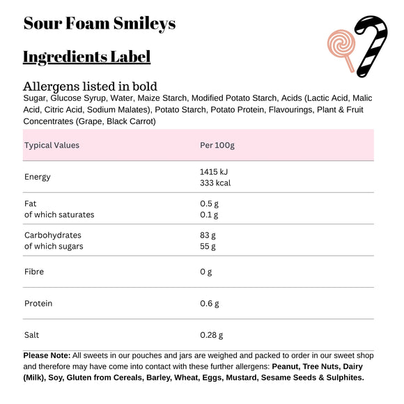 Sour Foam Smileys