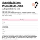 Sour Kiwi Slices