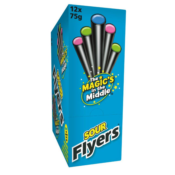 Sour Liquorice Flyers 75g