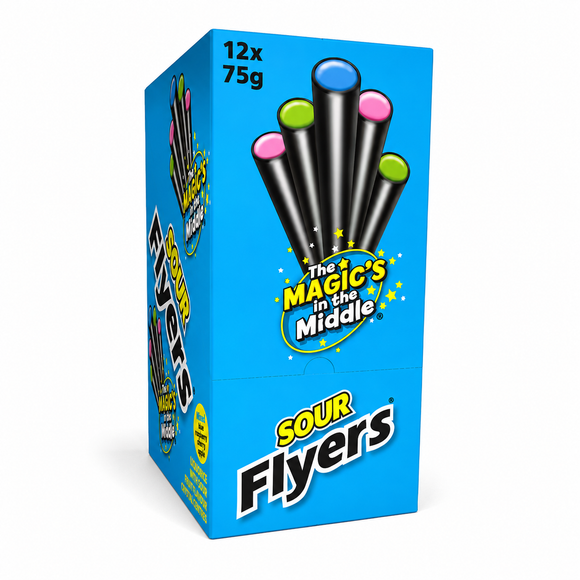 Sour Liquorice Flyers 75g