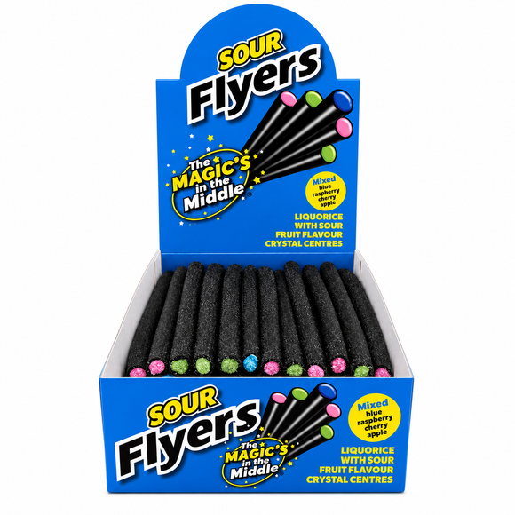 Sour Liquorice Flyers Box
