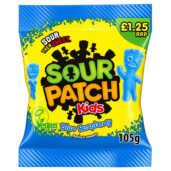 Sour Patch Kids Blue Raspberry Candy 105g PMP