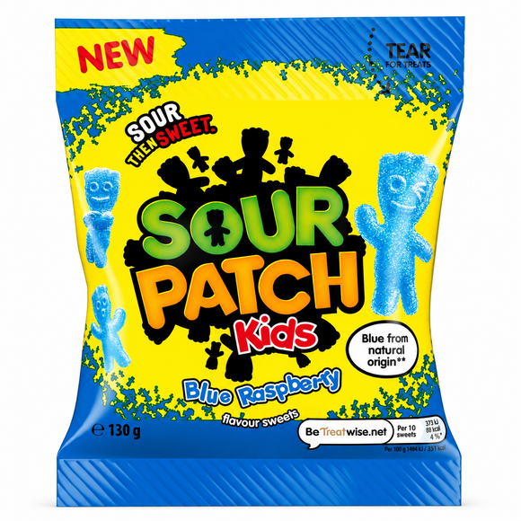 Sour Patch Kids Blue Raspberry Candy 130g