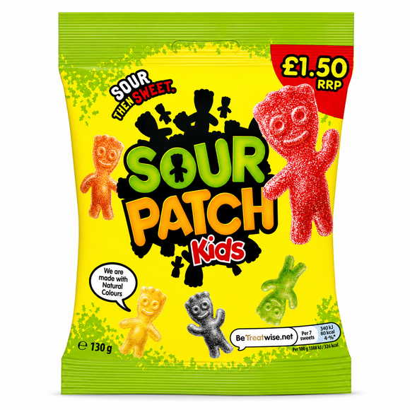 Sour Patch Kids Original Sweets Share Bag 130g PMP