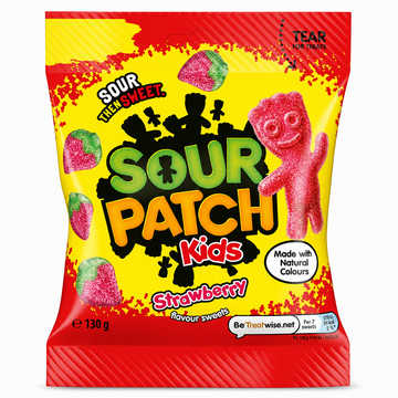 Sour Patch Kids Strawberry Flavour Sweets 130g