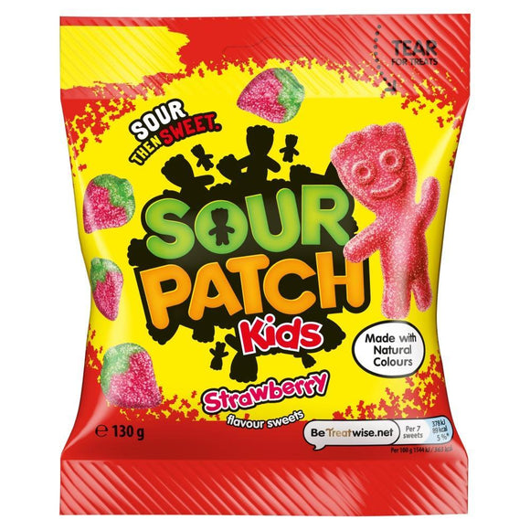 Sour Patch Kids Strawberry Flavour Sweets 130g