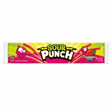 Sour Punch Strawberry Straws 57g