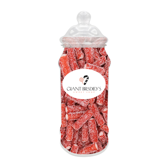 Sour Strawberry Pencil Bites