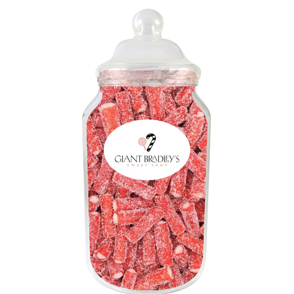 Sour Strawberry Pencil Bites