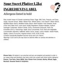 Sour Sweet Platter 1.2kg