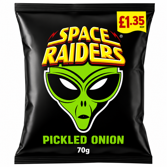 Space Raiders Pickled Onion 70g PMP