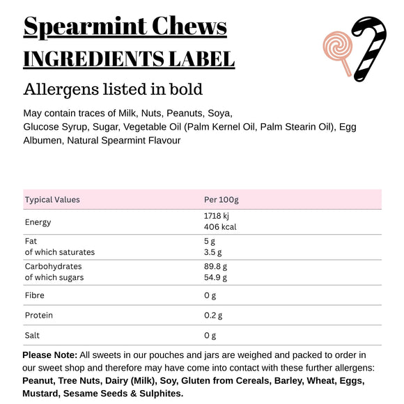 Spearmint Chews