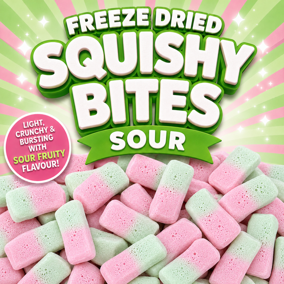 Squishy Bites Sour Freeze Dried 40g