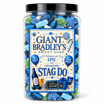 Stag Night Blue Sweet Party Jar 700g