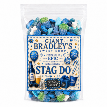 Stag Night Blue Sweet Party Pouch 150g