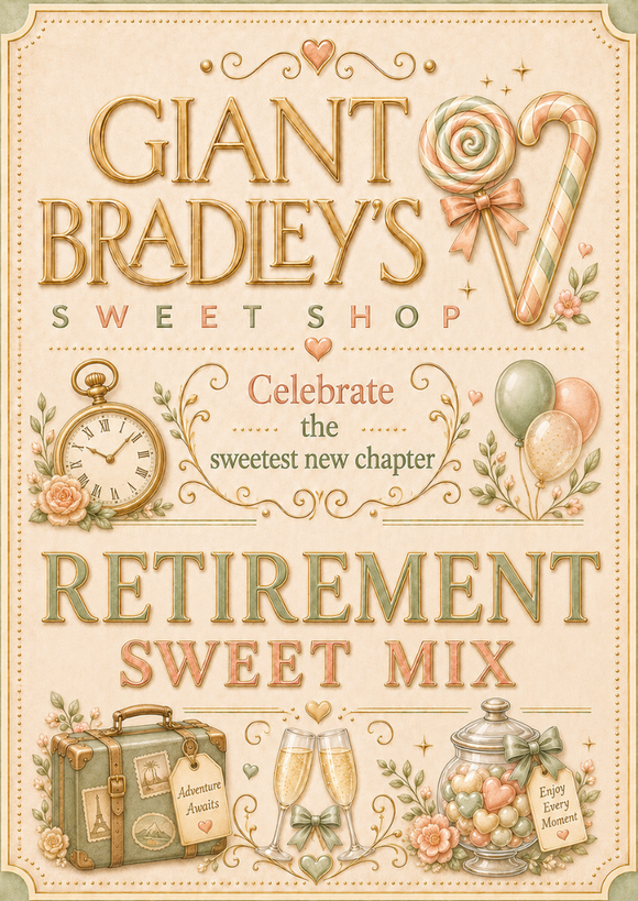 Happy Retirement Sweets Pouch Perfect for Parties & Corporate Events