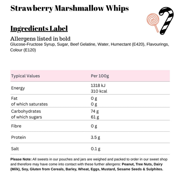 Strawberry Marshmallow Whips