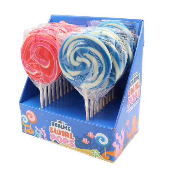 Strawberry and Bubblegum Round Lollipop 80g x 1 Lolly Random Flavour